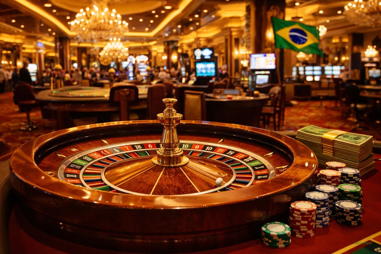 Jogos de Cassino Premium - Slots, Roleta, Blackjack e Dealer Ao Vivo